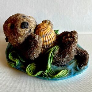 Natures Endangered baby sea otter